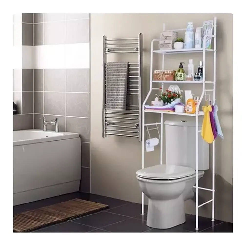 Estante Organizador De Baño 3 Niveles Para Ahorrar Espacio